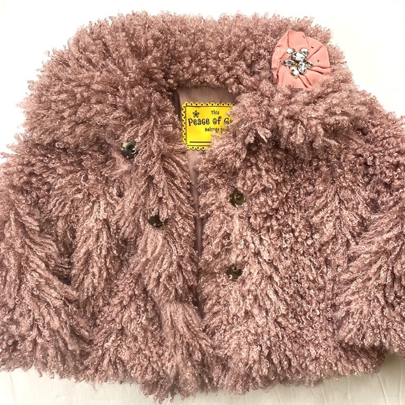 Toddler girls pink jacket - Picture 3 of 8